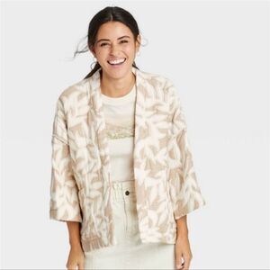 Universal Threads Quilted Kimono Cardigan